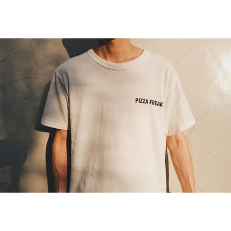 PIZZA FREAK T 「白」
