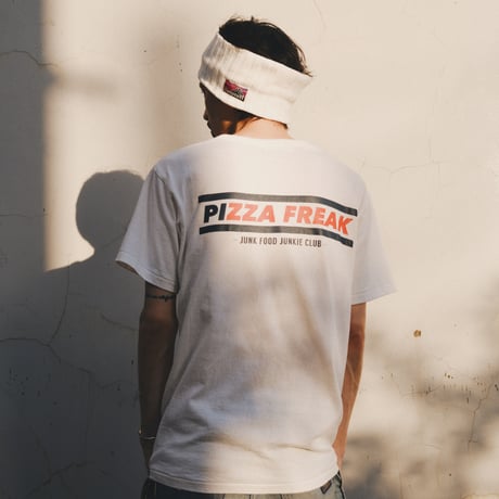 PIZZA FREAK T 「白」