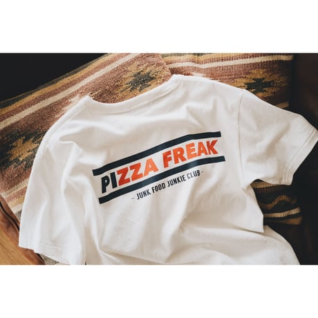 PIZZA FREAK T 「白」