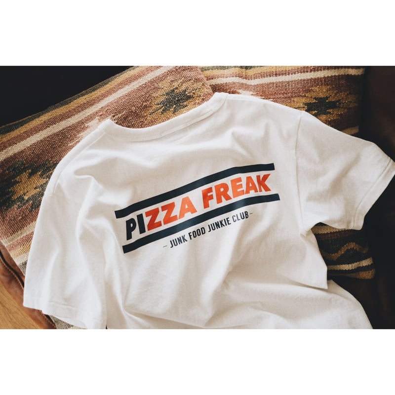 PIZZA FREAK T 「白」 | SLOW GENERAL STORE