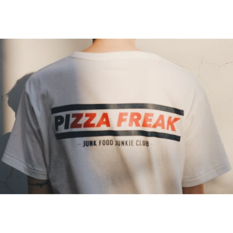 PIZZA FREAK T 「白」