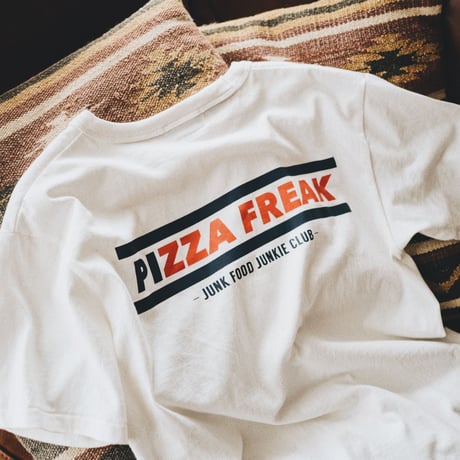 PIZZA FREAK T 「白」