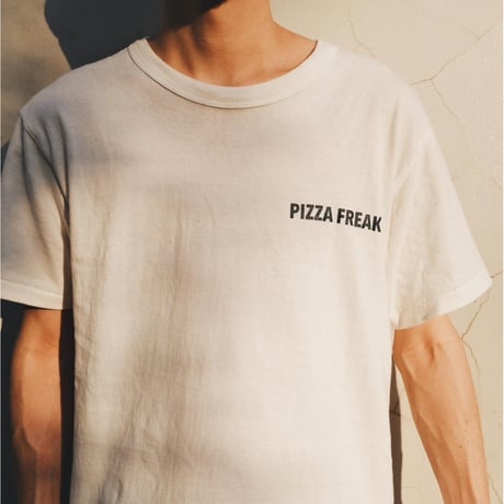 PIZZA FREAK T 「白」