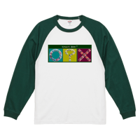 「気持ちどれ？」ラグラン ロングスリーブ Tシャツ