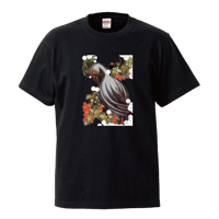 和風とりTシャツ