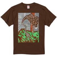 きりんと赤ちゃんTシャツ