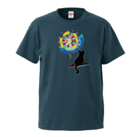 花火を見上げながらTシャツ