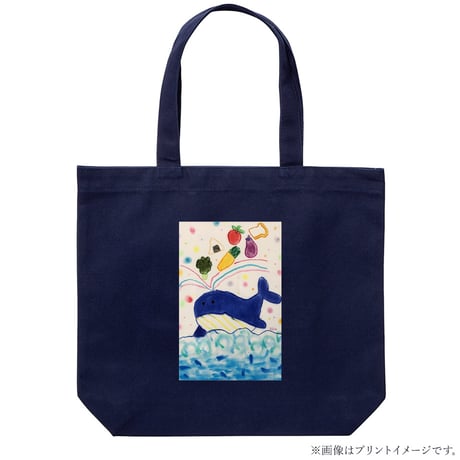 ゆめのクジラくんトートバッグ