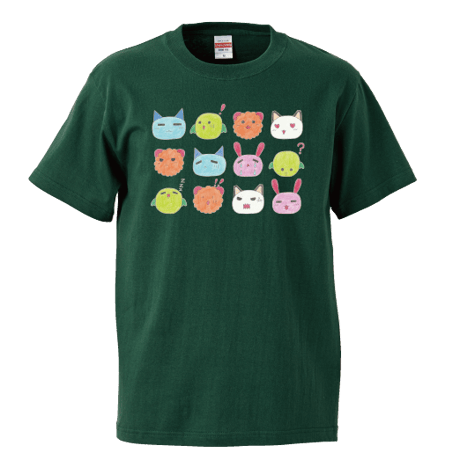 ねこアイコンTシャツ