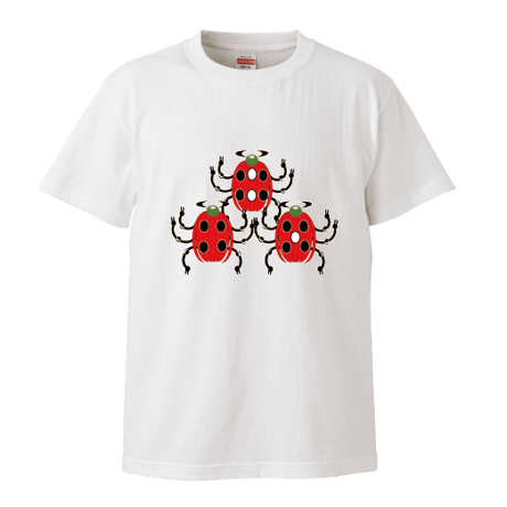 456花てんとうむしTシャツ