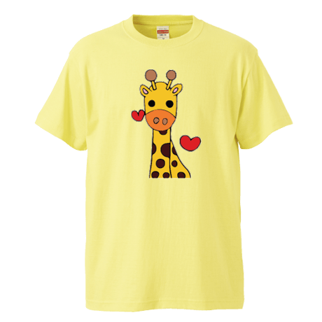 癒しのきりんTシャツ