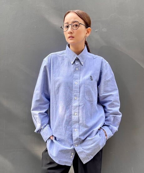 #061 　 502オックスフォード ボタンダウン シャツ　BLUE