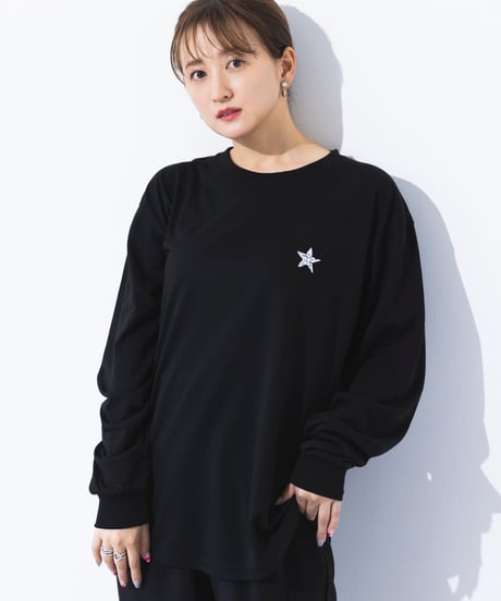 #153　502EASY裾ラウンドロングT‐シャツ
