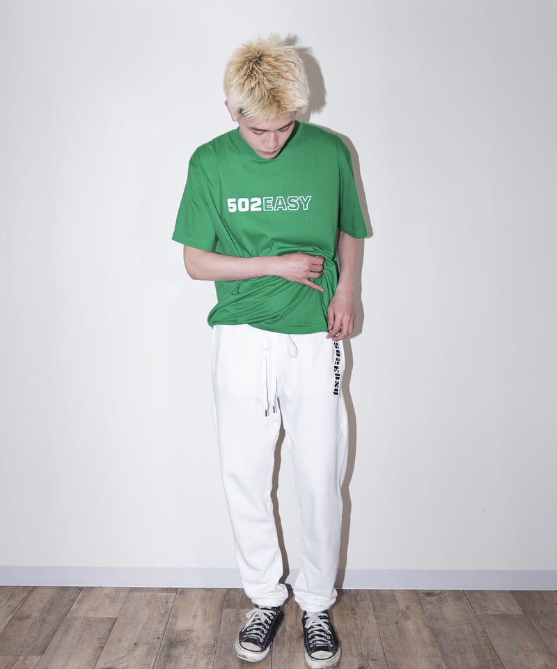 012 スウェットパンツ WHITE | 502EASY