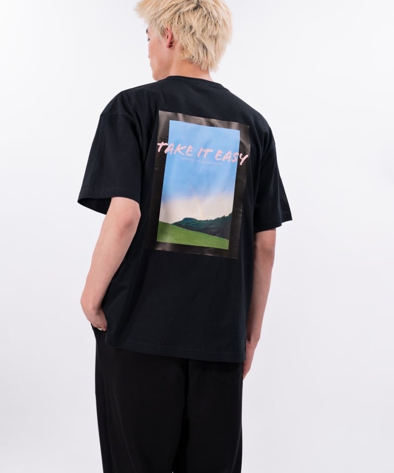 098 彩空バックプリントTシャツ ~TAKE IT EASY~ | 502EASY