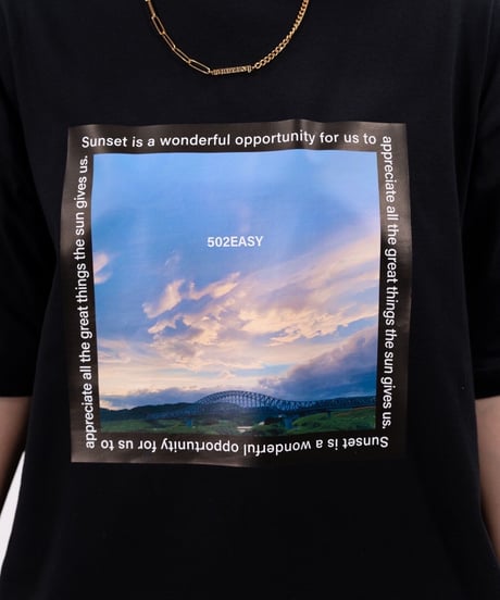 #097　彩空フロントプリントTシャツ