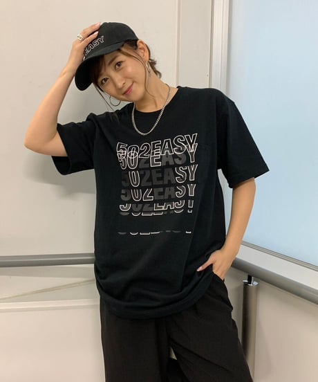 #107　502EASY コンビロゴポケットTシャツ