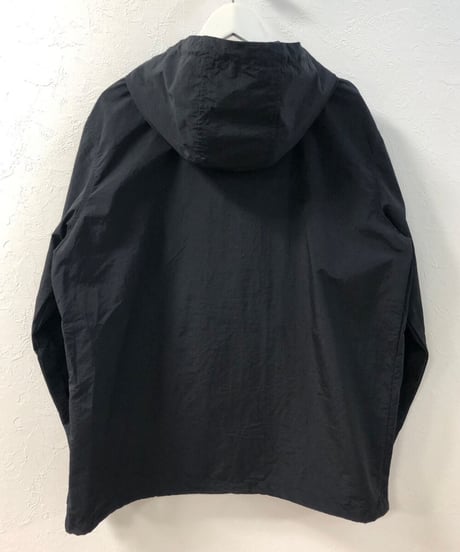 #082　502EASY ナイロン アノラック パーカ　BLACK