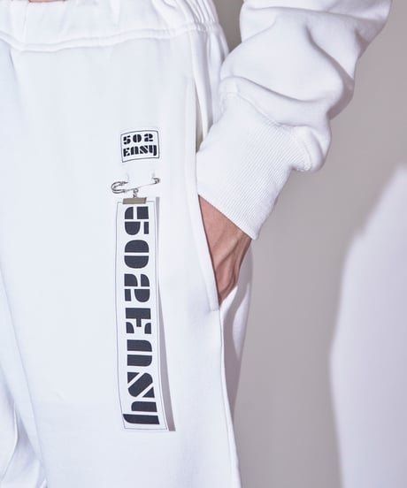 #012　スウェットパンツ　WHITE