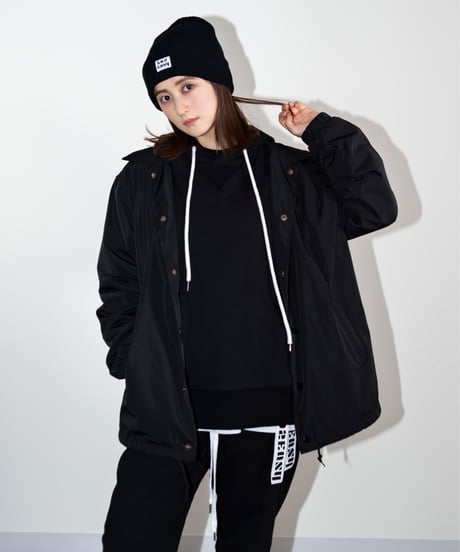 #009　ニットキャップ　BLACK