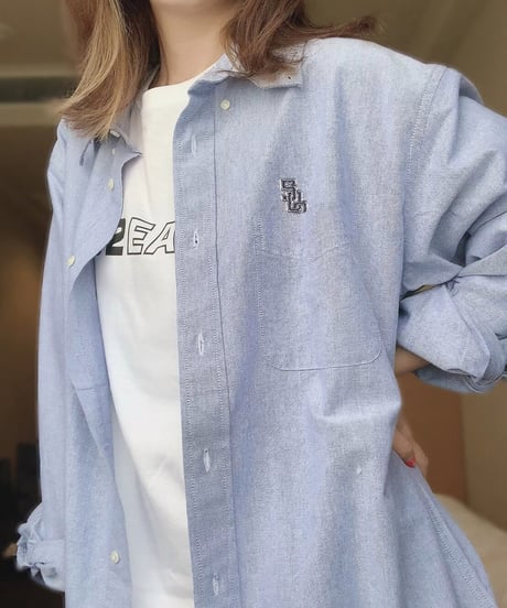 #061 　 502オックスフォード ボタンダウン シャツ　BLUE
