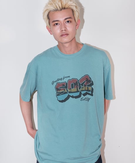 #048　502EASY Hawaiian T‐シャツ GREEN