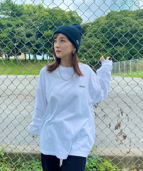 #062 　彩空バックプリントロングTシャツ　WHITE