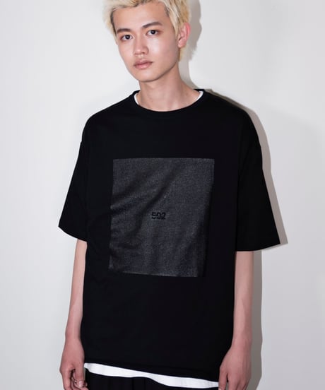 #049　The Rubber print T‐シャツ BLACK