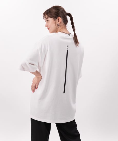 #101　502BAR LINEバックプリントTシャツ