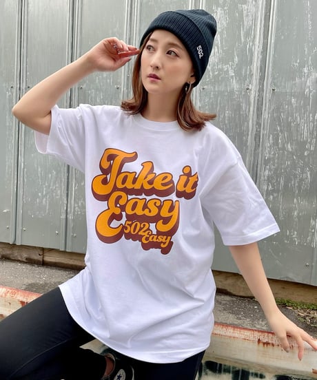 #043　70's Take it Easy  T‐シャツ  WHITE