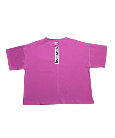 #005　ポケット付きステッチT (Pink)
