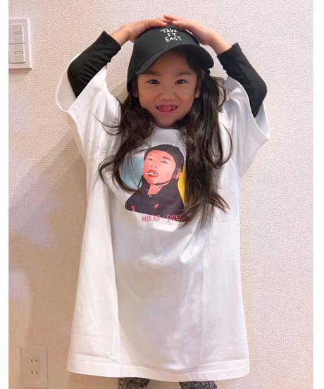 ［望蘭ちゃんコラボアイテム］#132　MIRANx502EASY   フロントプリントTシャツ