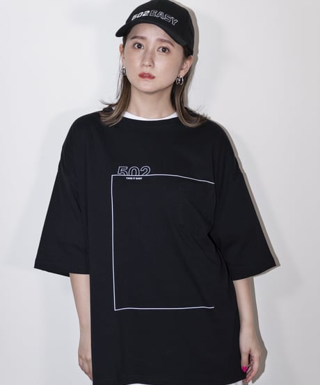 #046　The Rectangle T-シャツ BLACK