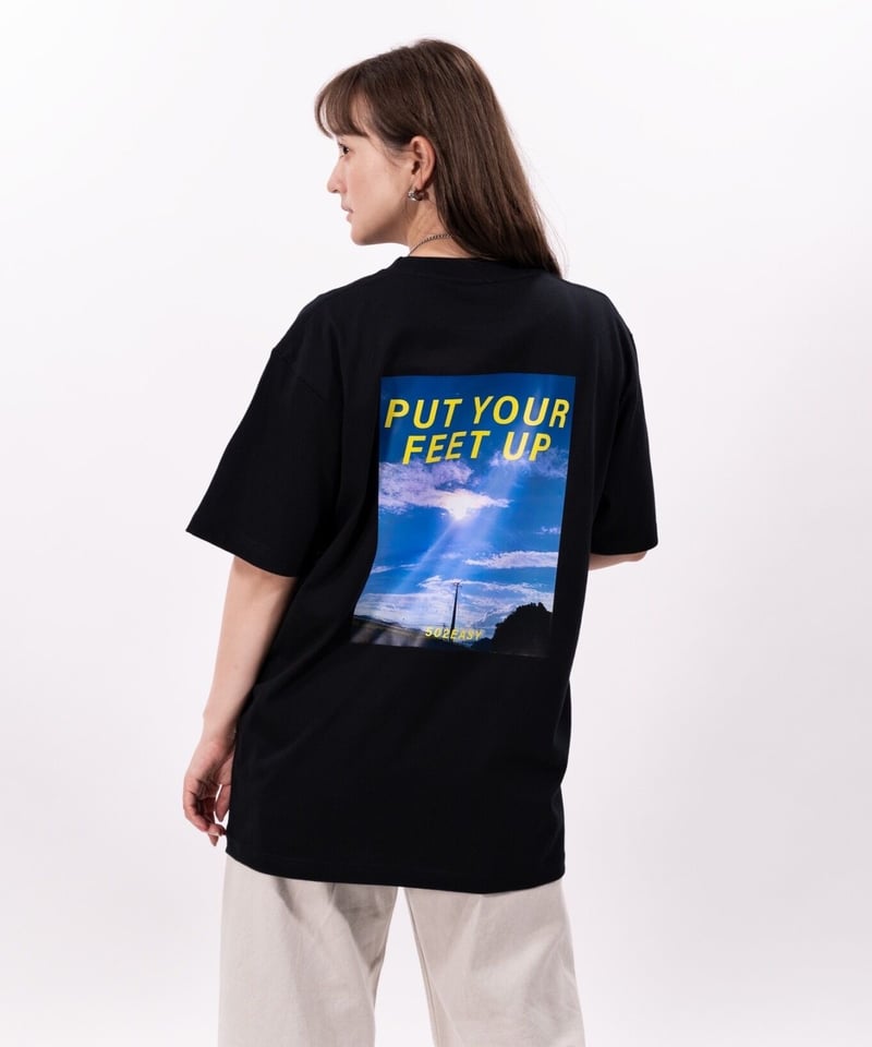 JSFバックプリント Tシャツ 青　XL J.PRESS YORK STREET tシャツ 「UNISEX」バックプリントTシャツ