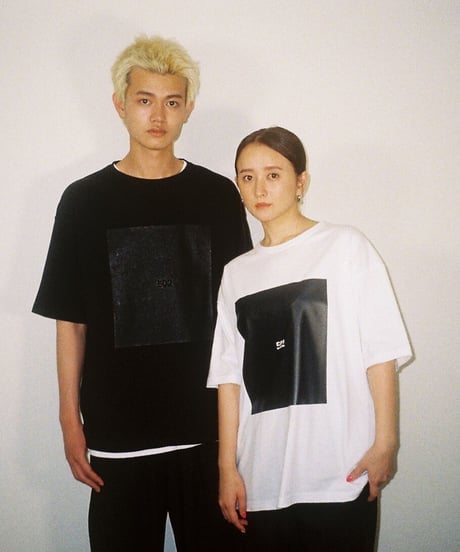 #049　The Rubber print T‐シャツ BLACK