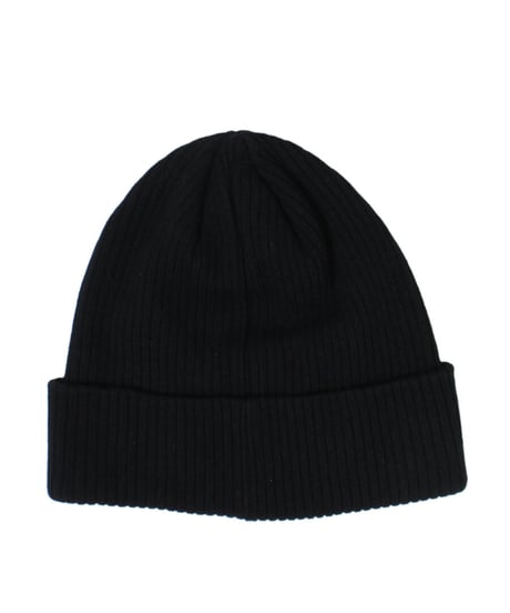 #009　ニットキャップ　BLACK