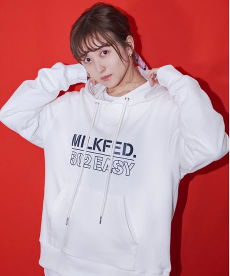 ［MILKFED.コラボアイテム］#015　 MILKFED. X 502EASY フーディトップス