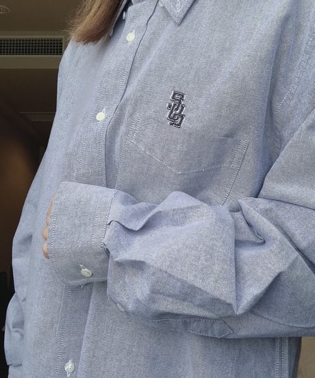 #061 　 502オックスフォード ボタンダウン シャツ　BLUE