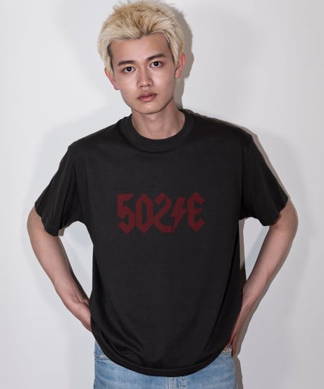 #052　Rock Band T-シャツ CHARCOAL GRAY