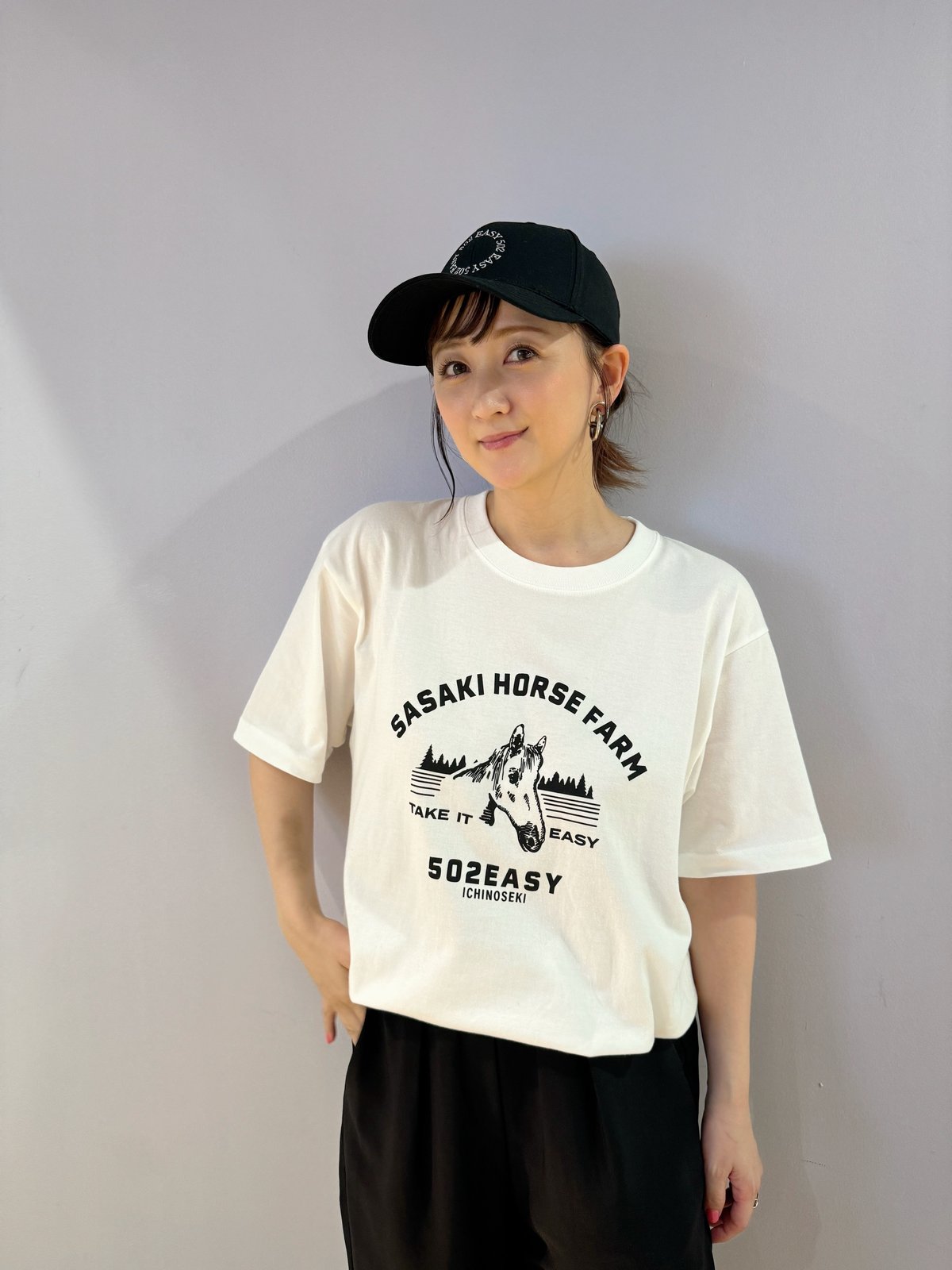 184 502EASYx佐々木牧場コラボTシャツ〈HORSE〉 | 502EASY