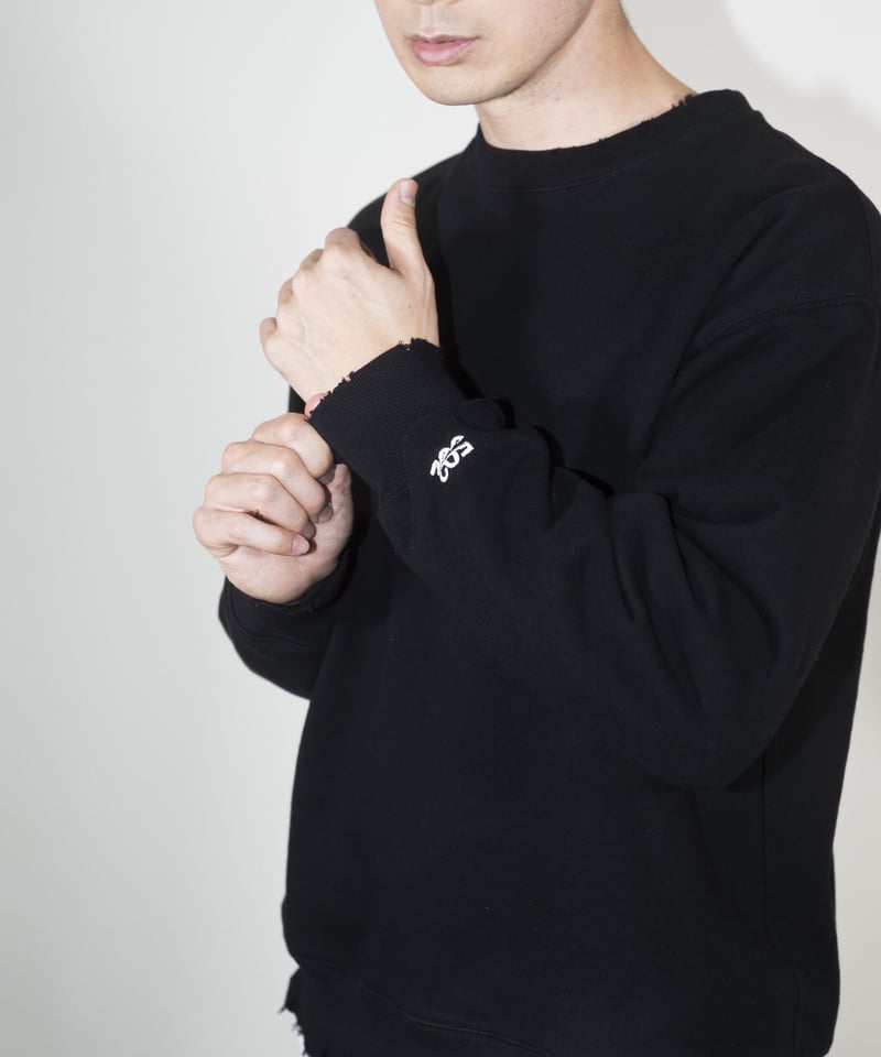 【新品・未使用】【カワシマタカヒロ】サンフェード　ダメージスウェット TAKAHIROMIYASHITA The SoloIst.【タカヒロミヤシタ ザ ソロイスト