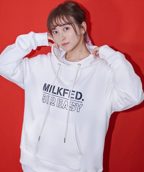 ［MILKFED.コラボアイテム］#015　 MILKFED. X 502EASY フーディトップス