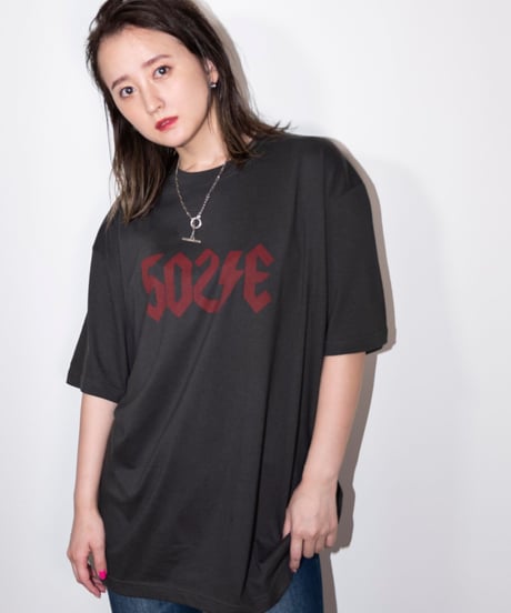 #052　Rock Band T-シャツ CHARCOAL GRAY