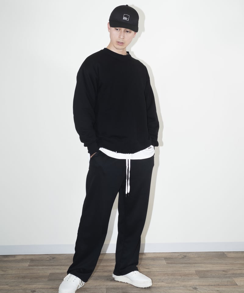 023 ダメージスウェット BLACK | 502EASY