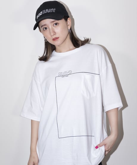 #046　The Rectangle T-シャツ WHITE