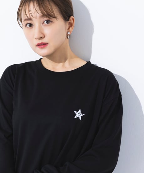 #153　502EASY裾ラウンドロングT‐シャツ