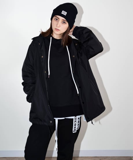 #009　ニットキャップ　BLACK