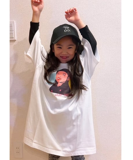 ［望蘭ちゃんコラボアイテム］#132　MIRANx502EASY   フロントプリントTシャツ