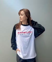 #113　502EASYツートーンロゴラグランＴ