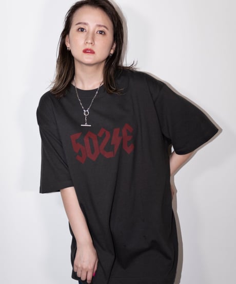 #052　Rock Band T-シャツ CHARCOAL GRAY